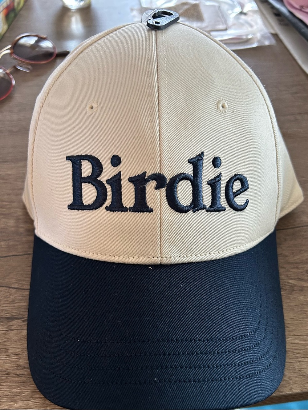 lululemon athletica Birdie Two-Tone Cream and Navy Baseball Cap